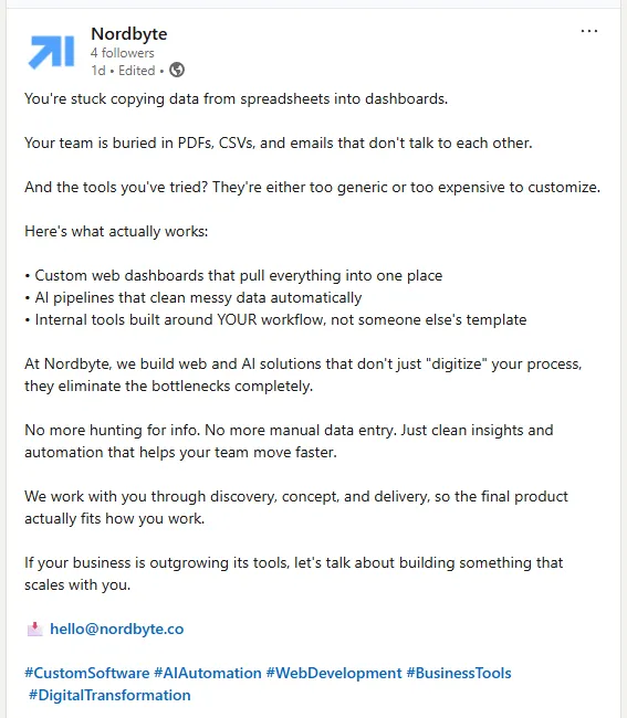 LinkedIn Post